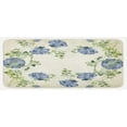 thumbnail image 1 of Floral Kitchen Mat, Vintage Style Roses Leaves Flower Framework Illustration Romantic Retro Design, Plush Decorative Kitchen Mat with Non Slip Backing, 47" X 19", Blue Green Cream, by Ambesonne, 1 of 1