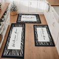 thumbnail image 1 of Floral Kitchen Rugs Sets of 3, Non Slip Kitchen Rugs and Mats Washable Farmhouse Kitchen Rugs Floral Kitchen Floor Mat Carpet Runner Rugs for Hallway Laundry Room, 1 of 12