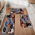 thumbnail image 1 of Floral Kitchen Rugs Sets of 3, Non Slip Kitchen Rugs and Mats Washable Farmhouse Kitchen Rugs Floral Kitchen Floor Mat Carpet Runner Rugs for Hallway Laundry Room, 1 of 12