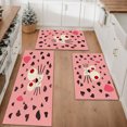 thumbnail image 1 of Floral Kitchen Rugs Sets of 3, Non Slip Kitchen Rugs and Mats Washable Farmhouse Kitchen Rugs Floral Kitchen Floor Mat Carpet Runner Rugs for Hallway Laundry Room, 1 of 12