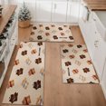 thumbnail image 1 of Floral Kitchen Rugs Sets of 3, Non Slip Kitchen Rugs and Mats Washable Farmhouse Kitchen Rugs Floral Kitchen Floor Mat Carpet Runner Rugs for Hallway Laundry Room, 1 of 12