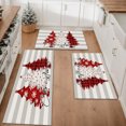 thumbnail image 1 of Floral Kitchen Rugs Sets of 3, Non Slip Kitchen Rugs and Mats Washable Farmhouse Kitchen Rugs Floral Kitchen Floor Mat Carpet Runner Rugs for Hallway Laundry Room, 1 of 12