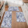 thumbnail image 1 of Floral Kitchen Rugs Sets of 3, Non Slip Kitchen Rugs and Mats Washable Farmhouse Kitchen Rugs Floral Kitchen Floor Mat Carpet Runner Rugs for Hallway Laundry Room, 1 of 12