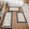 thumbnail image 1 of Floral Kitchen Rugs Sets of 3, Non Slip Kitchen Rugs and Mats Washable Farmhouse Kitchen Rugs Floral Kitchen Floor Mat Carpet Runner Rugs for Hallway Laundry Room, 1 of 12