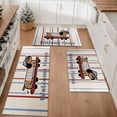 thumbnail image 1 of Floral Kitchen Rugs Sets of 3, Non Slip Kitchen Rugs and Mats Washable Farmhouse Kitchen Rugs Floral Kitchen Floor Mat Carpet Runner Rugs for Hallway Laundry Room, 1 of 12