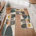 thumbnail image 1 of Floral Kitchen Rugs Sets of 3, Non Slip Kitchen Rugs and Mats Washable Farmhouse Kitchen Rugs Floral Kitchen Floor Mat Carpet Runner Rugs for Hallway Laundry Room, 1 of 12