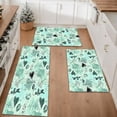 thumbnail image 1 of Floral Kitchen Rugs Sets of 3, Non Slip Kitchen Rugs and Mats Washable Farmhouse Kitchen Rugs Floral Kitchen Floor Mat Carpet Runner Rugs for Hallway Laundry Room, 1 of 12
