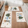 thumbnail image 1 of Floral Kitchen Rugs Sets of 3, Non Slip Kitchen Rugs and Mats Washable Farmhouse Kitchen Rugs Floral Kitchen Floor Mat Carpet Runner Rugs for Hallway Laundry Room, 1 of 12