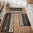 thumbnail image 1 of Floral Kitchen Rugs Sets of 3, Non Slip Kitchen Rugs and Mats Washable Farmhouse Kitchen Rugs Floral Kitchen Floor Mat Carpet Runner Rugs for Hallway Laundry Room, 1 of 12