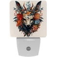 thumbnail image 1 of Floral LED Square Night Light - Energy Efficient and Stylish Illumination for any Room, 1 of 6