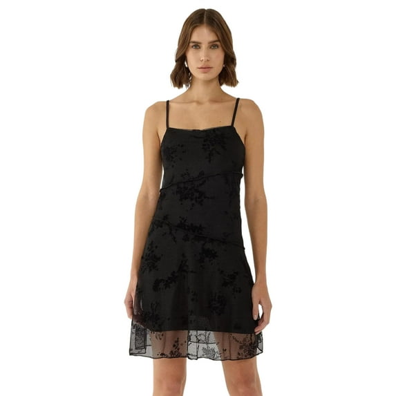 Floral Lace Fitted Mini Dress