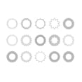 thumbnail image 1 of Floral Lace Stickers, Waterproof Transparent PET Decorative Washi Tape Borders for Journaling Scrapbooking DIY Planner Crafting Supplies for Women Girls, 1 of 7