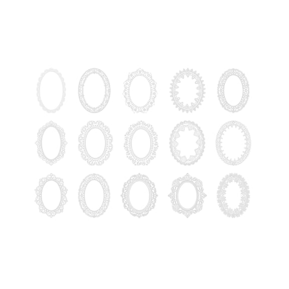 Floral Lace Stickers, Waterproof Transparent PET Decorative Washi Tape Borders for Journaling Scrapbooking DIY Planner Crafting Supplies for Women Girls