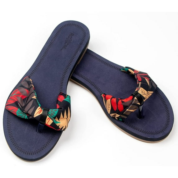 Floral Lace Strap Slippers for Women Cute Womens Slippers with Color Flower Patterns Boho Indoor Outdoor Womens Slippers for Summers Stylish & Trendy Casual Slippers for Women