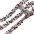 thumbnail image 1 of Floral Lace Trim 5 Yards Embroidery Venise Rose Flower Applique Sewing DIY Ribbon Craft for Dress Wedding Party Decoration (Pink), 1 of 5