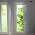 thumbnail image 1 of Floral Lace Window Curtain 58 Inch Wide Silver, 1 of 1