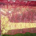 thumbnail image 1 of Floral Lace Window Valance 58 Inch Wide Coral, 1 of 3