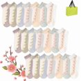 thumbnail image 1 of Floral Lace Women's Spring Summer Cotton Ankle Socks, 7-21 Pairs, 1 of 8