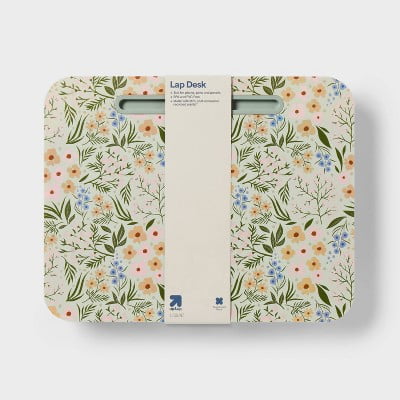 Floral Lap Desk with Handle