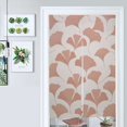 thumbnail image 1 of Floral Leaf Pattern Print Door Curtain Nordic Living Room DoorCurtain Porch Partition Curtain Kitchen Rative Half Curtain, 1 of 4