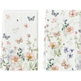 thumbnail image 1 of Floral Leaves Butterfly Spring Kitchen Towels Dish Towels, 18x26 Inch Seasonal Summer Decoration Hand Towels Set of 2, 1 of 6
