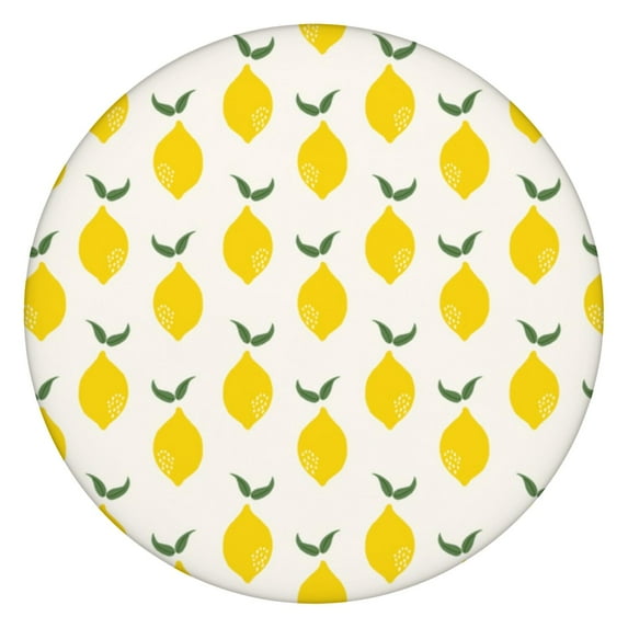 Floral Lemon Tablecloth Yellow Fruit Print Cute Summer Style I Love Lemons Kitchen Decor