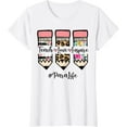 thumbnail image 1 of Floral Leopard Teach Love Inspire Para Life Para Teacher T-Shirt, 1 of 3