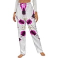 thumbnail image 1 of Floral Light Bulb Art Winter Female Pants Flannel High Waist Women Pants Lady Warm Straight Leg Plush Trousers, 1 of 7