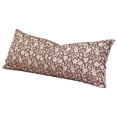thumbnail image 1 of Floral Linen Body Pillow Cover Soft Breathable Long Pillowcase with Hidden Zipper for Sofa Couch Bed Car Farmhouse Decor 13.78x35.43 Inch, 1 of 3