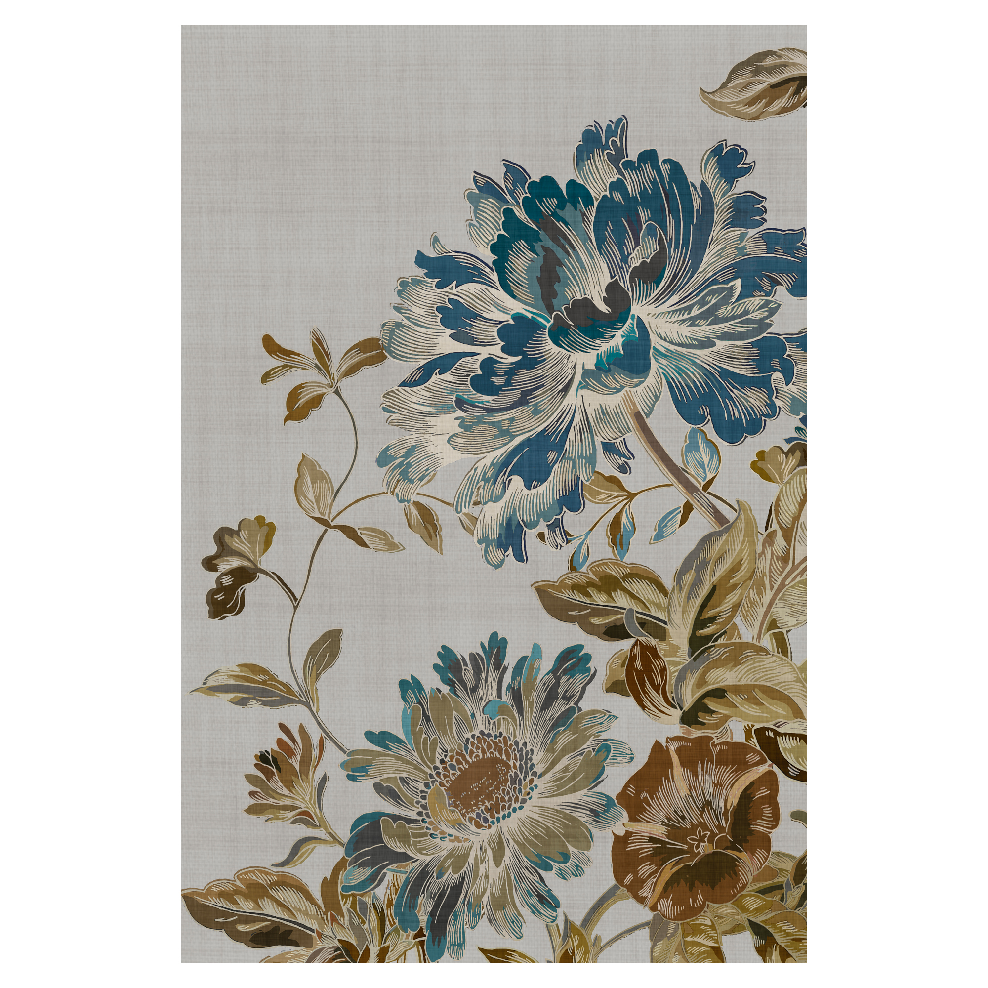 Floral Lines I by Tania Bello Canvas Art Print