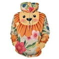 thumbnail image 1 of Floral Lion Cubs Cute 3d Sweatshirts Hoodie Fashion Casual Personality Men's Women Street Hoodie Pullovers Long Sleeve Comfortable Top, 1 of 6