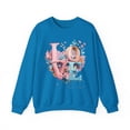 thumbnail image 1 of Floral Love Sweatshirt, Valentine's Day Sweatshirt, Love Flower Sweatshirt, 1 of 54