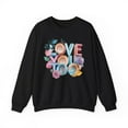 thumbnail image 1 of Floral Love Sweatshirt, Valentine's Day Sweatshirt, Love Flower Sweatshirt, 1 of 54