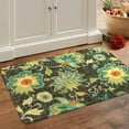 thumbnail image 1 of Floral Machine Washable Fall Rug - 3x5 Area Rug Non-Slip ‎Stain Resistant Kitchen Rugs Soft Throw Low-Pile Rug for Bedroom, Accent Paisley Print Floor Carpet for Living Room Entryway Office, 1 of 6