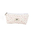 thumbnail image 1 of Floral Makeup Brush Cosmetic Bag for Women, Small Flower Pencil Pouch, Flowers Toiletry Organizer Case Kawaii Makeup Cosmetic Travel Cloth Pouch (Pink Floral, 4.7''x8.6''), 1 of 7
