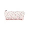 thumbnail image 1 of Floral Makeup Brush Cosmetic Bag for Women, Small Flower Pencil Pouch, Flowers Toiletry Organizer Case Kawaii Makeup Cosmetic Travel Cloth Pouch (Pink Floral, 4.7''x8.6''), 1 of 7