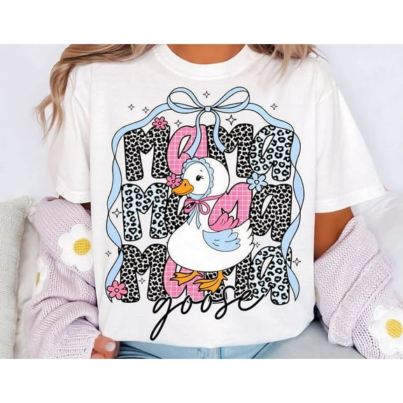 Floral Mama Goose Shirt, Mama Goose Shirt, Mothers Day Shirt