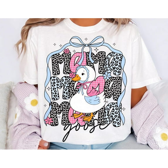 Floral Mama Goose Shirt, Mama Goose Shirt, Mothers Day Shirt