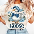 thumbnail image 1 of Floral Mama Goose Tee Shirt Coquette Mama Shirts Coquette Mom Tees Goose Lover Shirt, Mothers day Gift, 1 of 4