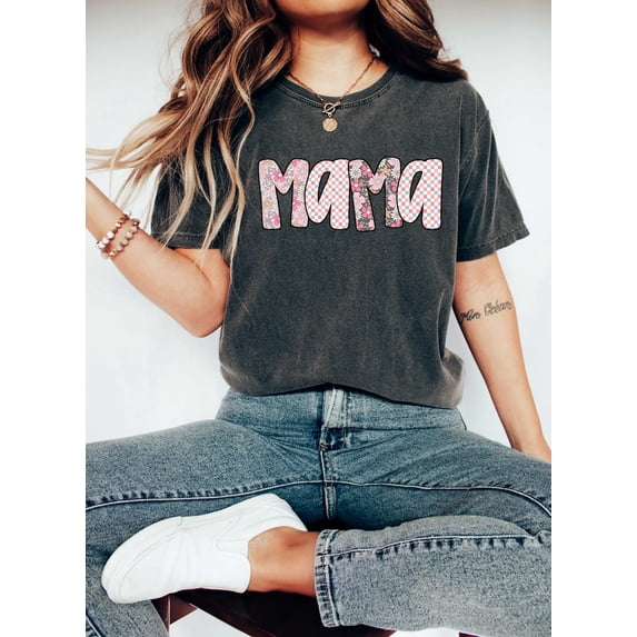 Floral Mama Shirt, Mama T Shirt, Mama Shirt, Mom Shirts, Mother'S Day, Mother'S Day Gift For Mom, Cute Mom Shirts