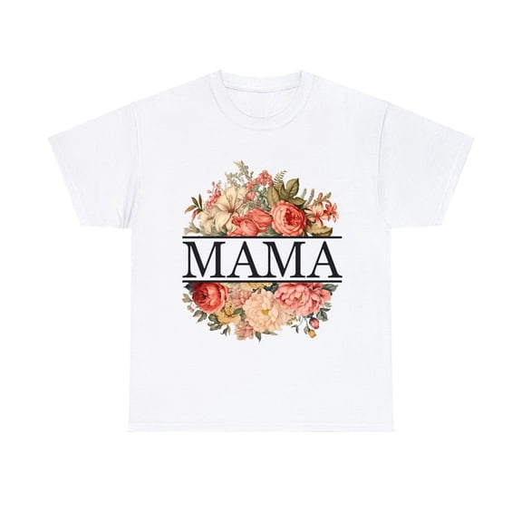 Floral Mama Shirt, Mom Shirt Vintage Gift, Mother's Day Gift ID-0201-UNN5