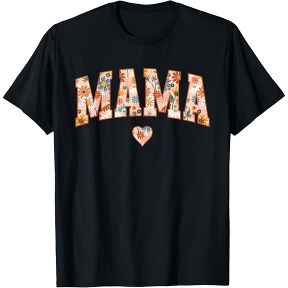 Floral Mama Shirt Mothers Day Gardener Mama Flowers Cute T-Shirt100% cotton
