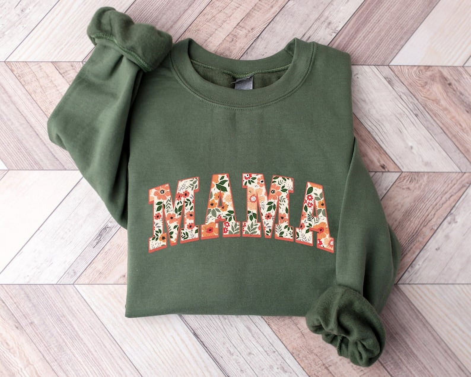 Floral Mama Sweatshirt and Hoodie, Cute Mom Sweatshirt, Mother's