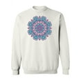 thumbnail image 1 of Floral Mandala Design . Sweatshirt Women -Image by Shutterstock, Female 3X-Large, 1 of 4