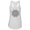 thumbnail image 1 of Floral Mandala Impression. Tank Women -Image by Shutterstock, Female XX-Large, 1 of 4