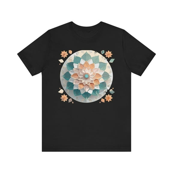 Floral Mandala Shirt, Flowers Mandala Shirt
