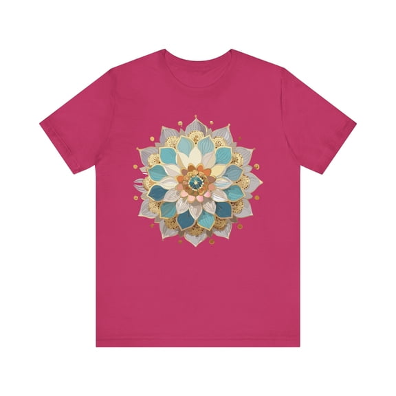 Floral Mandala Shirt, Flowers Mandala Shirt