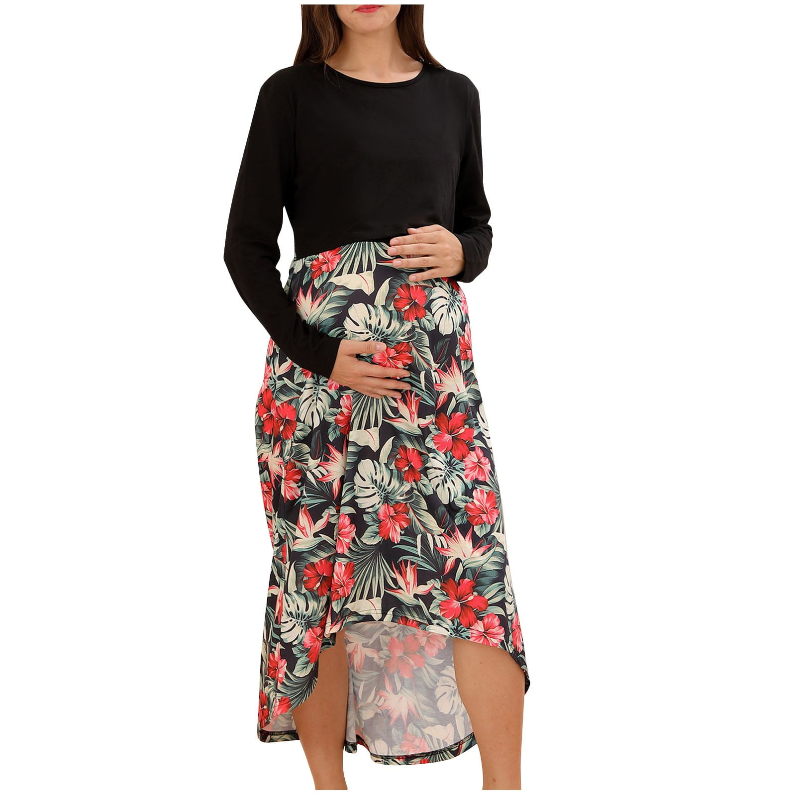 maxi chiffon dress Floral Pleated For Women Elegant Square Neck Sleeve STAUD Dress - Maxi Category:Dress Clothing Size:12