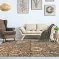 thumbnail image 1 of BNM Vintage Floral Damask Indoor Area Rug, 7' x 9', Light Blue, 1 of 9