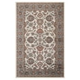 thumbnail image 1 of Floral Medallion Border Lille Area Rug, 8' x 10', Brown-Salmon, 1 of 6